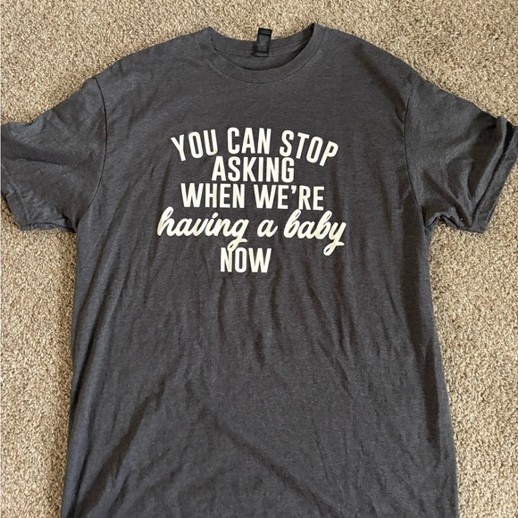Bella Canvas Tops - Pregnancy Announcement T-Shirt